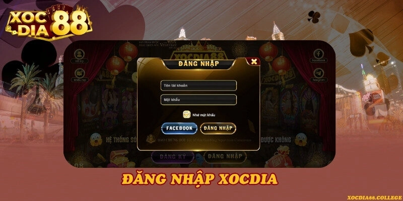 Đăng nhập Xocdia88