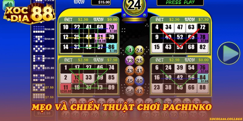 Mẹo và chiến thuật chơi Pachinko